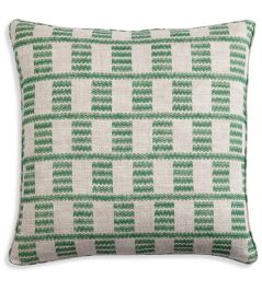 Cove Cushion by Fermoie Green Cove Cushion by Fermoie Green