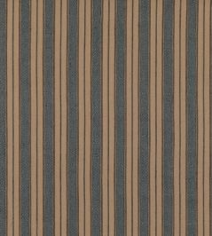 Cowdray Stripe Fabric by Mulberry Home Denim Cowdray Stripe Fabric by Mulberry Home Denim