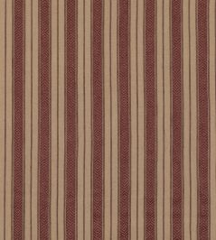 Cowdray Stripe Fabric by Mulberry Home Plum Cowdray Stripe Fabric by Mulberry Home Plum