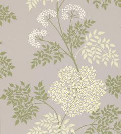 Cowparsley Wallpaper by Sanderson Amethyst Cowparsley Wallpaper by Sanderson Amethyst