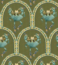 Crab Cabana Wallpaper by Brand McKenzie Olive Grove Crab Cabana Wallpaper by Brand McKenzie Olive Grove