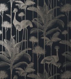 Crane Fonda Wallpaper by Divine Savages Black Gold Crane Fonda Wallpaper by Divine Savages Black Gold
