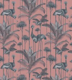 Crane Fonda Wallpaper by Divine Savages Coral Crane Fonda Wallpaper by Divine Savages Coral