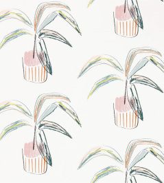 Crassula Wallpaper by Scion Blush / Mint Crassula Wallpaper by Scion Blush / Mint