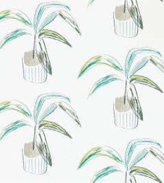 Crassula Wallpaper by Scion Juniper / Lime Crassula Wallpaper by Scion Juniper / Lime