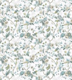 Craven Street Flower Fabric by Designers Guild Duck Egg Craven Street Flower Fabric by Designers Guild Duck Egg