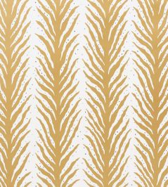 Creeping Fern Wallpaper by Schumacher Gold Creeping Fern Wallpaper by Schumacher Gold