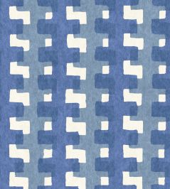 Cremaillere Wallpaper by Christopher Farr Cloth Cobalt Cremaillere Wallpaper by Christopher Farr Cloth Cobalt