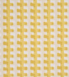 Cremaillere Fabric by Christopher Farr Cloth Lemon Cremaillere Fabric by Christopher Farr Cloth Lemon