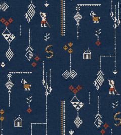 Criollo Wallpaper by Coordonne Indigo Criollo Wallpaper by Coordonne Indigo