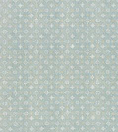 Croft Trellis Fabric by Mulberry Home Old Blue Croft Trellis Fabric by Mulberry Home Old Blue