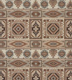 Crowley Epingle Fabric by Schumacher Brown Crowley Epingle Fabric by Schumacher Brown