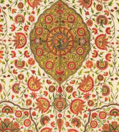 Csardas Fabric by MINDTHEGAP Green Red Csardas Fabric by MINDTHEGAP Green Red