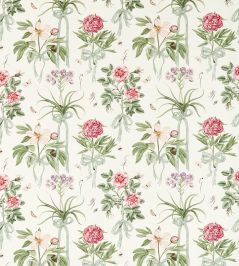 Cupids Beau Fabric by Sanderson Parchment/Madder Cupids Beau Fabric by Sanderson Parchment/Madder