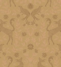 Curious Creatures Wallpaper by Eijffinger Ochre Curious Creatures Wallpaper by Eijffinger Ochre