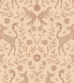 Curious Creatures Wallpaper by Eijffinger Peach Curious Creatures Wallpaper by Eijffinger Peach