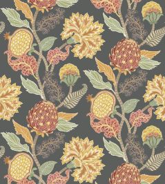 Cynara Wallpaper by Osborne & Little Charcoal/Ochre Cynara Wallpaper by Osborne & Little Charcoal/Ochre