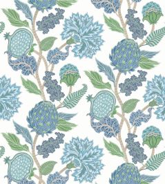 Cynara Wallpaper by Osborne & Little Denim/Apple Cynara Wallpaper by Osborne & Little Denim/Apple