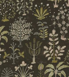 Cynthia Wallpaper by Josephine Munsey Black and Olive Cynthia Wallpaper by Josephine Munsey Black and Olive