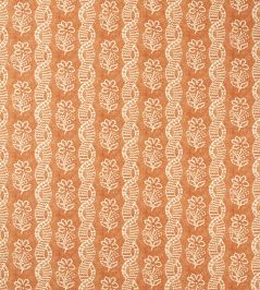 Dabu Stripe Fabric by Zoffany Amber/Blush Dabu Stripe Fabric by Zoffany Amber/Blush