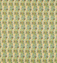 Daffodil Fabric by Morris & Co Cove Blue/Chocolate Daffodil Fabric by Morris & Co Cove Blue/Chocolate