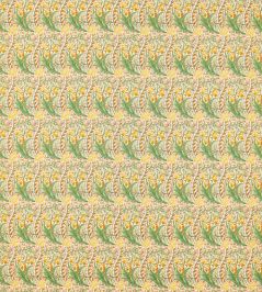 Daffodil Fabric by Morris & Co Pink/Leaf Green Daffodil Fabric by Morris & Co Pink/Leaf Green