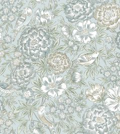 Dagmar Wallpaper by Borastapeter Blue Dagmar Wallpaper by Borastapeter Blue