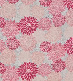 Dahlia Fabric by Molly Mahon Hot Pink Dahlia Fabric by Molly Mahon Hot Pink