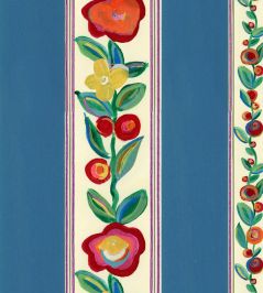 Dainty Flowering Wallpaper by MINDTHEGAP Azure Dainty Flowering Wallpaper by MINDTHEGAP Azure