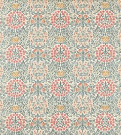 Daisy & Oak Fabric by Morris & Co Madder/Teal Daisy & Oak Fabric by Morris & Co Madder/Teal