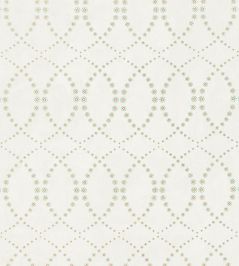 Daisy Chain Fabric by Vanderhurd Aquamarine/Moonstone Daisy Chain Fabric by Vanderhurd Aquamarine/Moonstone