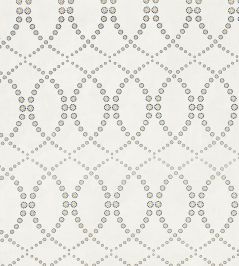 Daisy Chain Fabric by Vanderhurd Indigo/Moonstone Daisy Chain Fabric by Vanderhurd Indigo/Moonstone
