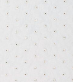 Daisy Dots Fabric by Scion Honey Daisy Dots Fabric by Scion Honey