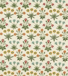 Daisy Embroidery Fabric by Morris & Co Cream/Multi Daisy Embroidery Fabric by Morris & Co Cream/Multi