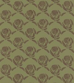 Daisy Wallpaper by Langelid Von Bromssen Arbour Green Daisy Wallpaper by Langelid Von Bromssen Arbour Green