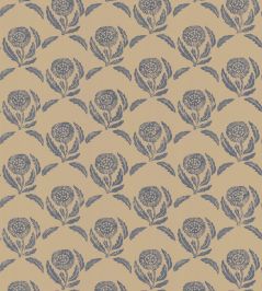 Daisy Wallpaper by Langelid Von Bromssen Denim Daisy Wallpaper by Langelid Von Bromssen Denim