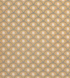 Daisy Scallops Wallpaper by Barneby Gates Sand/Ink Daisy Scallops Wallpaper by Barneby Gates Sand/Ink