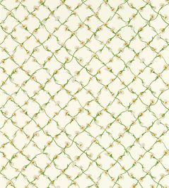 Daisy Trellis Wallpaper by Harlequin Emerald/Pearl Daisy Trellis Wallpaper by Harlequin Emerald/Pearl