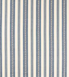 Dallington Stripe Fabric by Morris & Co Indigo Dallington Stripe Fabric by Morris & Co Indigo