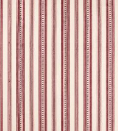 Dallington Stripe Fabric by Morris & Co Mulberry Dallington Stripe Fabric by Morris & Co Mulberry
