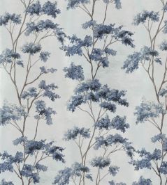 Dalton Fabric by Anna French Grey and Spa Blue Dalton Fabric by Anna French Grey and Spa Blue
