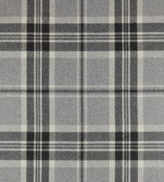 Dalwhinnie Fabric by The Isle Mill Charcoal Dalwhinnie Fabric by The Isle Mill Charcoal