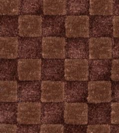 Damask Checks Fabric by JORO T6-Plum Damask Checks Fabric by JORO T6-Plum
