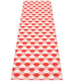 Dana Runner Rug by Pappelina Coral Red/Piglet/Vanilla Dana Runner Rug by Pappelina Coral Red/Piglet/Vanilla