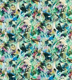 Dance Of Adornment Fabric by Harlequin Wilderness / Nectar / Pomegranate Dance Of Adornment Fabric by Harlequin Wilderness / Nectar / Pomegranate