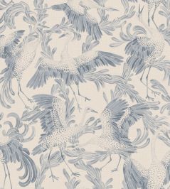 Dancing Crane Wallpaper by Borastapeter Blue Dancing Crane Wallpaper by Borastapeter Blue
