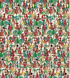 Dancing Parade Wallpaper by Christopher Farr Cloth Fuchsia Dancing Parade Wallpaper by Christopher Farr Cloth Fuchsia