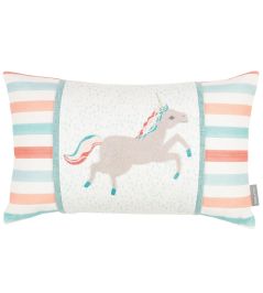 Dancing Unicorns Cushion 30 x 50cm by Villa Nova Pink Dancing Unicorns Cushion 30 x 50cm by Villa Nova Pink