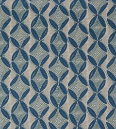 Dancing Vines Fabric by Christopher Farr Cloth Royal Blue Dancing Vines Fabric by Christopher Farr Cloth Royal Blue