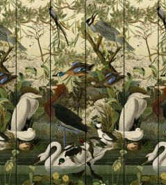 Danubian Tale Wallpaper by MINDTHEGAP Moss Danubian Tale Wallpaper by MINDTHEGAP Moss
